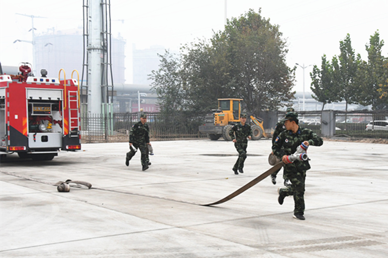 公司消防队开展“119”消防安全宣传活动